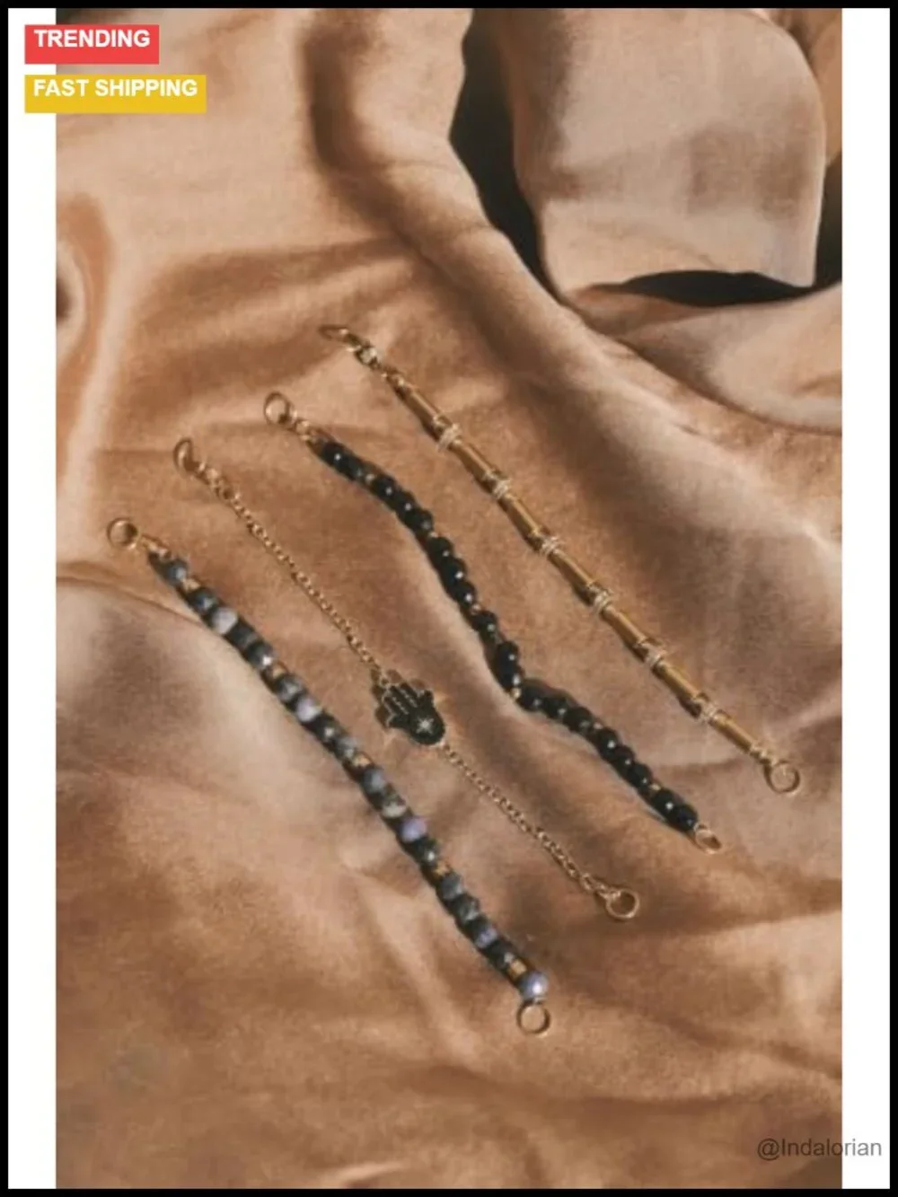 Evil Eye Stranded Bracelet Set